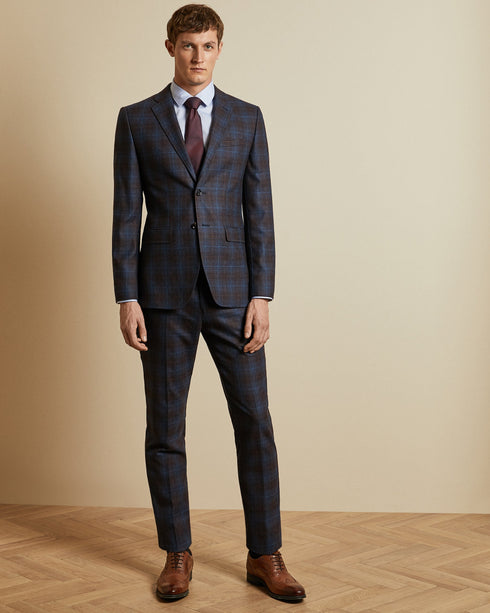 NEVERR-Shirts-Dern Fit Jacquard Shirt- Ted Baker Romania